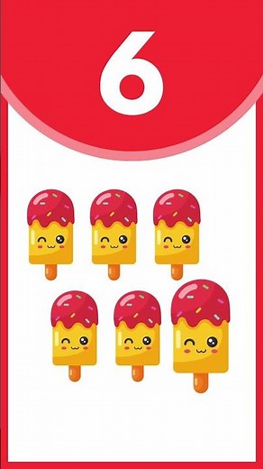 Counting 6 for Kids | Learn Number 6 with Objects | Preschool Learning Shorts