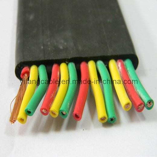 [Hot Item] Premium Flexible Flat Elevator Travelling Cable From China