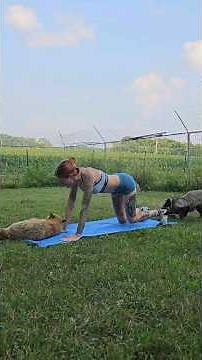 Yoga with foxes, and you're invited!