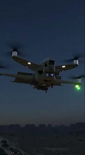 Quadcopter Drone Night Vision Reconnaissance, Precision Strike on Enemy Tank