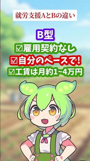 就労支援A型B型の違いをサクッと解説