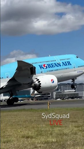 HEAVY 747-8 Takeoff Up Close! #Boeing747 #aviation #flying #planespotting