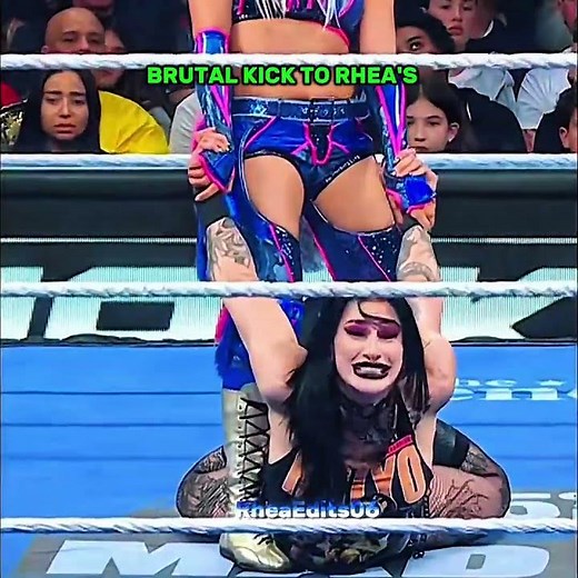 RHEA RIPLEY UNDER ATTACK!😱#wwe #shorts #viralshorts
