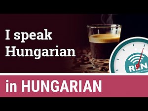 How to say that you speak Hungarian - One Minute Hungarian Lesson 3