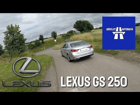 Lexus GS 250 Luxury Line Top Speed Test Drive on Autobahn | Absolut Autobahn