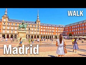 MADRID Walking Tour | SPAIN City Walk with Captions [4K/60fps]