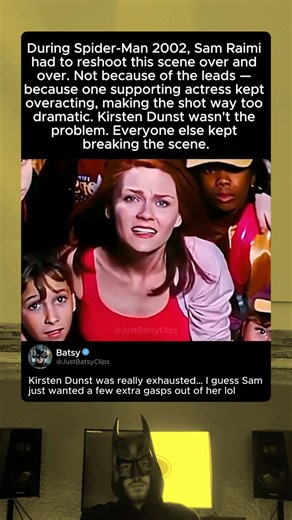 During the filming of Spider-Man (2002), Sam Raimi had to reshoot this scene