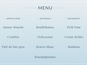 How to Read a French Menu (Video)