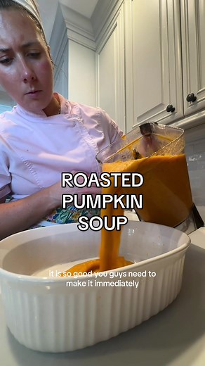 Homemade Roasted Pumpkin Soup Recipe