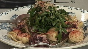 Receta de pulpo y alcachofas aliñadas en 'Robin Food'