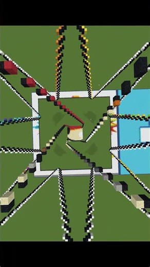 Satisfying Sand Art In Minecraft ! Making Roblox Pixel Art #shorts #gaming #minecraft