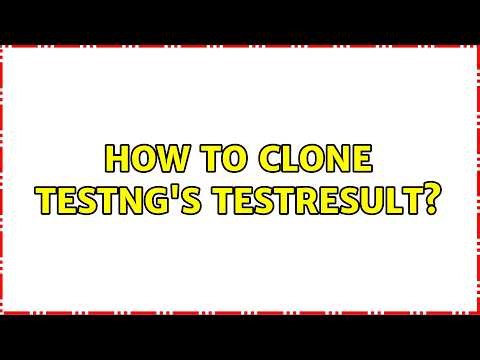 How to clone TestNG's TestResult?