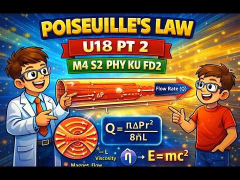 Poiseuille's Law U18 PT 2 M4 S2 PHY KU FD2