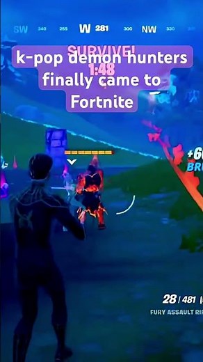 New K-pop demon hunters experience in Fortnite!