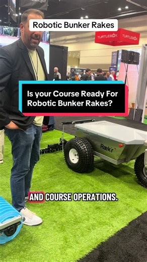 Robotic Bunker Rakes for Golf Courses