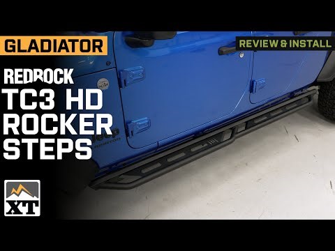 Jeep Gladiator JT RedRock TC3 HD Rocker Steps Review & Install