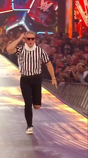 Pat McAfee as a referee???? Is this even legal??? #WrestleMania