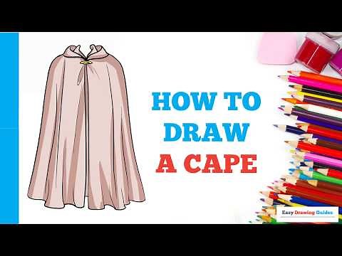 How to Draw a Cape in a Few Easy Steps: Drawing Tutorial for Beginner Artists