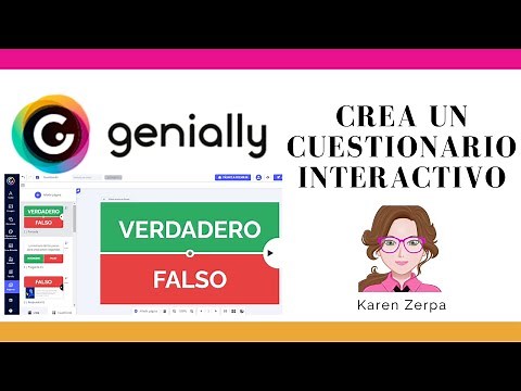 Cómo crear un Cuestionario de Verdadero o Falso con GENIALLY
