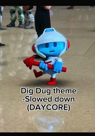 Dig Dug theme | Daycore | #digdug #retrogaming #wreckitralph #slowedandreverb