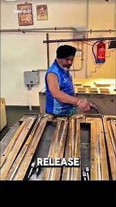 Making hockey sticks Never expected a hockey stick to be made like this, it's a real eye-opener #diy