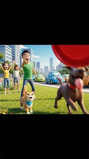 Dog vs cat - Dog’s Speed Challenge vs Cat’s Smart Moves | 3D Animation