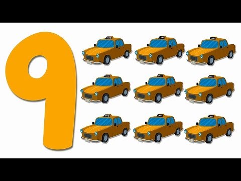 Taxis Numbers | Learn numbers from 1 to 9 | Number Song