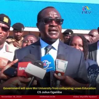 10K views · 74 reactions | Government will save Moi University from collapsing; vows Education CS Julius Ogamba | NTV Kenya | Facebook
