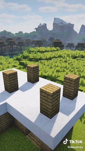 Стартовый дом в Minecraft #minecraft #minecraftbuilding #fyp