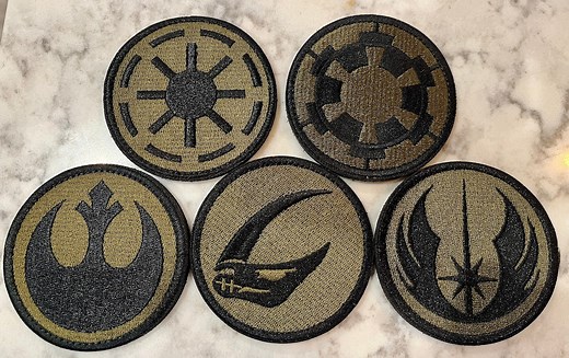 Flight Suit Jedi Patch/nwu III Jedi Patch/rebel Alliance Patch/mudhorn Patch/empire Patch/clone Army Patch/republic Patch/morale Patch/aor2 - Etsy