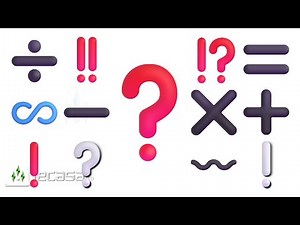 3D Emoji Meanings Part 47 - Math and Punctuation Symbols | Fluent Emojis | English Vocabulary