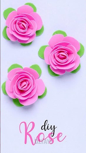 🌹 How to Make a Rose Out of Foam Sheet | Easy DIY Craft
