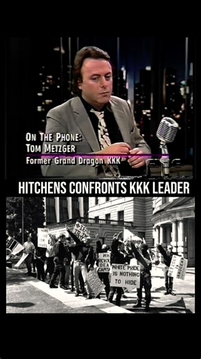 Hitchens Confronts KKK Leader (Part 1)