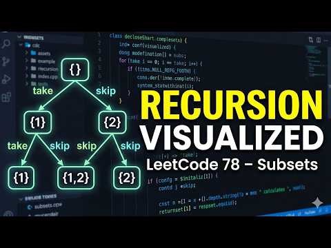 LeetCode 78: Subsets | Recursion & Backtracking Explained Step-by-Step