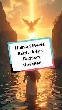 What Happens When HEAVEN Meets EARTH in Jesus' Baptism?