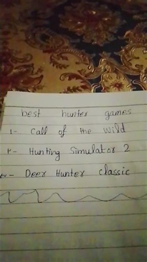 best hunter game