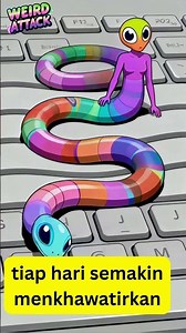 terus bermunculan mahluk alien yang menyerupai hewan bumi