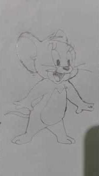 Jerry Drawing | Tom & Jerry Pencil Sketch | #shorts #jerry #tomandjerry
