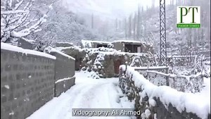Snow turns the mountains into fairyland Videography; Ali Ahmed at Gulmit in Gojal, Hunza | PAMIR TIMES