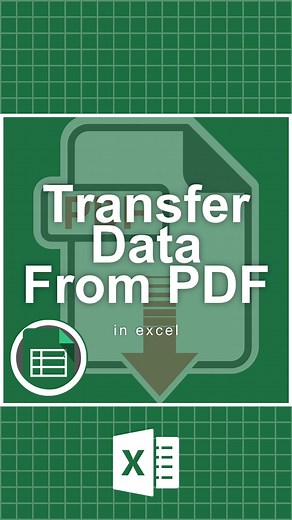 CheatSheets on Instagram: "Transfer Data From PDF in Excel‼️ 🗂️ Don’t forget to save this post! 🧑‍🏫 Get FREE Excel help with the link in our bio! 🤯 Follow us on TikTok, YouTube Twitter, and more with the link in our bio! #excel #exceltips #exceltricks #spreadsheets #corporate #accounting #finance #workhacks #tutorials"