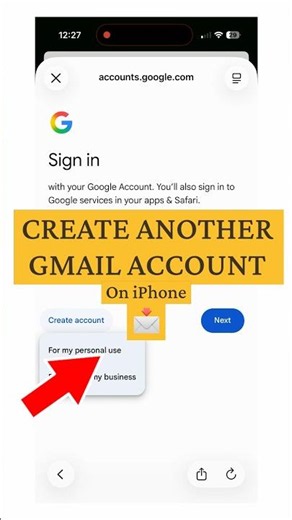 HOW TO CREATE ANOTHER GMAIL ACCOUNT ON IPHONE 📱 | ADD NEW GMAIL ACCOUNT (2026)