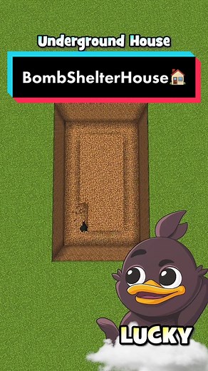 Explore the Unique Bomb Shelter House in Minecraft