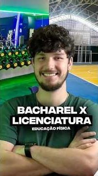 Qual a diferença entre o bacharelado e a licenciatura de Educação Física? No CICEP tem os dois! 🏋🏻