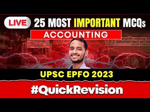 Accounting Principles for EPFO | Accounting for UPSC EO AO 2023 | EduTap Accounting Classes Online
