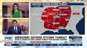 Multiday severe weather threat to put millions on alert this weekend | Latest Weather Clips | FOX Weather