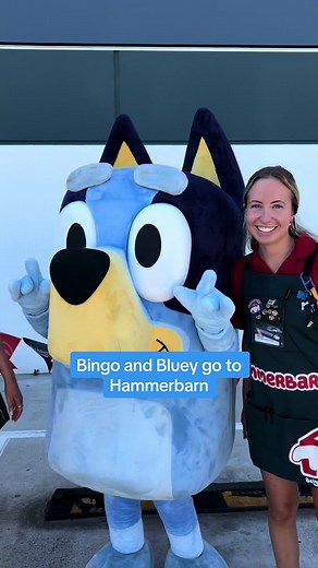 Bluey and Bingo's Adventure to the Hammerbarn