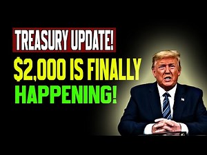 Treasury : $2,000+ Stimulus Today — Social Security & SSDI Update