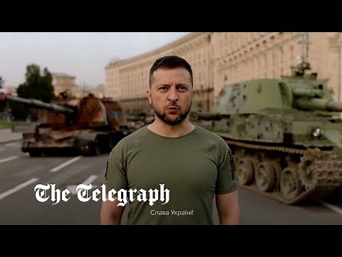 Zelensky's gives emotional speech to mark Ukraine's independence day - in full