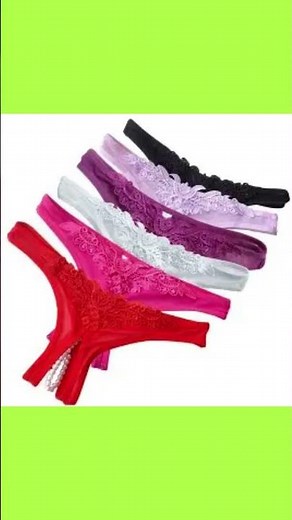 Women Sexy Lingerie Exotic open crotch Panties part6 #fashionindustry