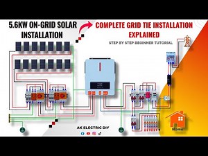 How to Install a 5.6kW Solar System at Home | Full Grid-Tie Guide